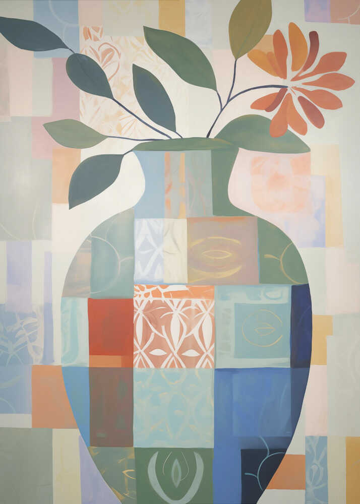 Wall art Abstract Vase