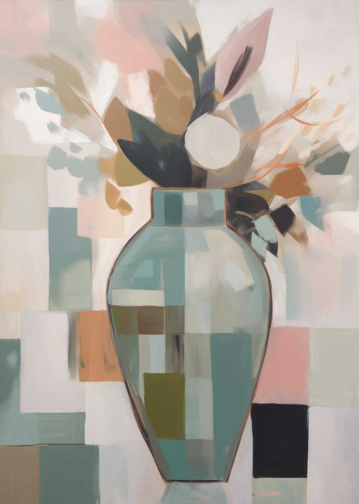 Wall art Abstract Vase